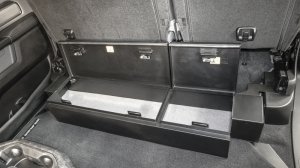 Ram 1500 Underseat Lockbox - Rear - Tuffy Products - Standard Key - Black - `19-`24